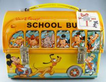 Mickey & Friends - Aladdin Lunch Box - School Bus with original tag