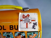 Mickey & Friends - Aladdin Lunch Box - School Bus with original tag