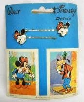 Mickey & Friends - Set of 6 vintage hair clip displays - Delcia