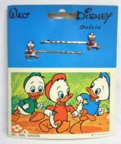 Mickey & Friends - Set of 6 vintage hair clip displays - Delcia