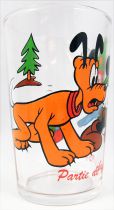 Mickey & his Friends - Amora Mustard glass - 1939 The Pointer