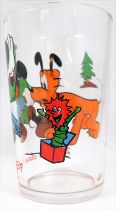 Mickey & his Friends - Amora Mustard glass - 1939 The Pointer