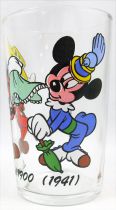Mickey & his Friends - Amora Mustard glass - 1941 The Nifty Nineties