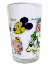 Mickey & his Friends - Mustard glass
