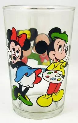 Mickey & Minnie - Verre � moutarde Ducros