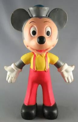 Mickey and friends - 9\'\' 1959 Squeeze Disney - Ferdie Fieldmouse Mickey\'s Nephew
