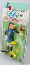 Mickey and friends - Brabo Bendable Figure - Goofy in Olympic Games (mint on card)