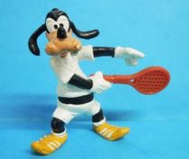 Mickey and friends - Bully 1980 PVC Figure - Goofy tennis player