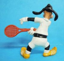 Mickey and friends - Bully 1980 PVC Figure - Goofy tennis player