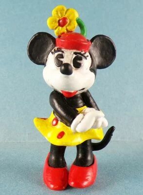 Mickey and friends - Bully 1984 Pvc Figure - \ Classic\  Minnie Mouse