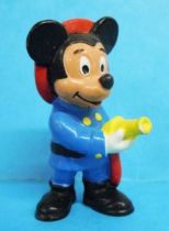 Mickey and friends - Bully 1985 PVC Figure - Mickey Fireman