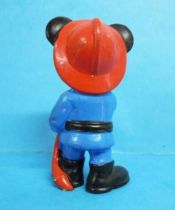 Mickey and friends - Bully 1985 PVC Figure - Mickey Fireman