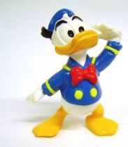 Mickey and friends - Bully 1986 PVC Figure - Donald (sailor saluting)