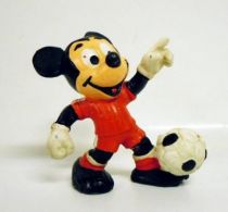 Mickey and friends - Bully PVC Figure - Mickey  Soccer player with red t-shirt