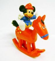 Mickey and friends - Bully PVC Figure - Mickey Jockey on Rocking Horse