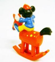 Mickey and friends - Bully PVC Figure - Mickey Jockey on Rocking Horse