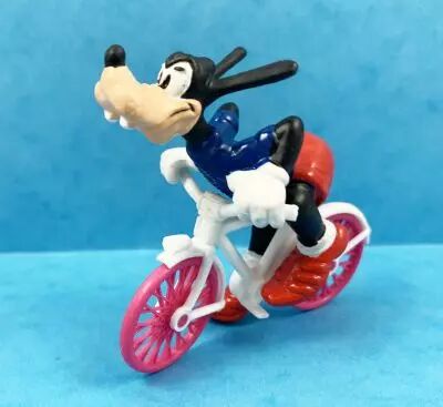 Mickey and friends - Bullyland 1998 PVC Figure - Goofy Racing Cyclist