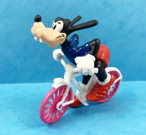 Mickey and friends - Bullyland 1998 PVC Figure - Goofy Racing Cyclist