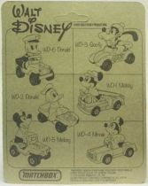 Mickey and friends - Die-cast Vehicle Matchbox - Donald in Buggy (mint on card)