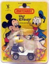 Mickey and friends - Die-cast Vehicle Matchbox - Donald in Police Jeep (mint on card)