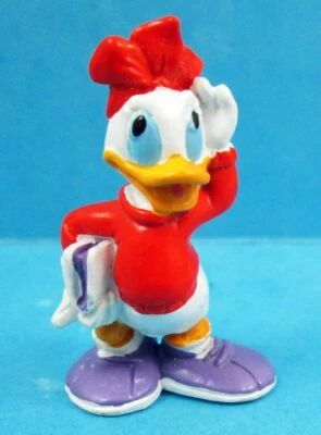 Mickey and friends - Disney PVC Mini Figure - Daisy Duck with book