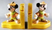 Mickey and Friends - French Vintage Ceramic 1963 - Bookends Mickey