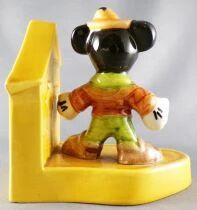 Mickey and Friends - French Vintage Ceramic 1963 - Bookends Mickey
