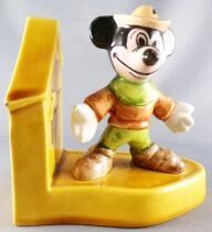 Mickey and Friends - French Vintage Ceramic 1963 - Bookends Mickey