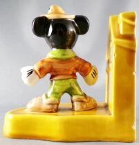Mickey and Friends - French Vintage Ceramic 1963 - Bookends Mickey