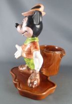 Mickey and friends - French Vintage Pens Holder Ceramic 19 cm Figure - Mickey