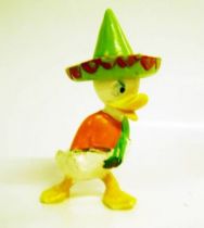 Mickey and friends - Jim Plastic Figure - Dewey mexican (green hat)