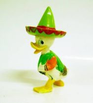 Mickey and friends - Jim Plastic Figure - Dewey mexican (green hat)