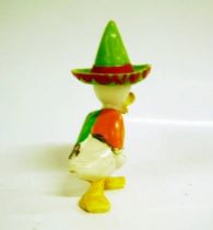 Mickey and friends - Jim Plastic Figure - Dewey mexican (green hat)