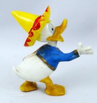 Mickey and friends - Jim Plastic Figure - Donald as mexican (yellow hat)