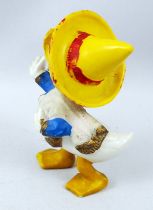 Mickey and friends - Jim Plastic Figure - Donald as mexican (yellow hat)