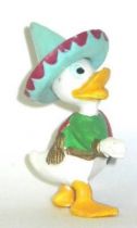 Mickey and friends - Jim Plastic Figure - louie mexican (blue hat)