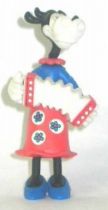 Mickey and friends - Kinder Premium Collapsible Plastic Figure - Clarabelle with accordion