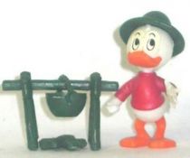 Mickey and friends - Kinder Premium Collapsible Plastic Figure - Dewey camp fire