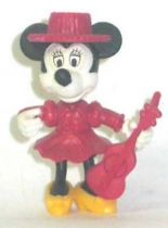 Mickey and friends - Kinder Premium Collapsible Plastic Figure - Minnie guitar