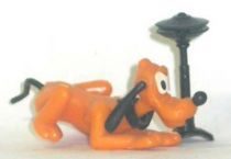 Mickey and friends - Kinder Premium Collapsible Plastic Figure - Pluto laying with cymbals
