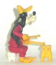 Mickey and friends - Kinder Premium Collapsible Plastic Figure -Goofy with xylophone