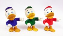 Mickey and friends - M+B Maia Borges PVC Figure 1982 - Huey, Dewey, Louie