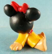 Mickey and friends - M+B Maia Borges Pvc Figure 1985 - Disney Babies Minnie Mouse (Yellow Dress)