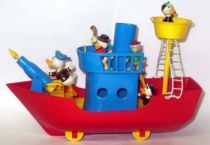 Mickey and friends - Polistil Plastic Vehicle - Donald and the Whaler