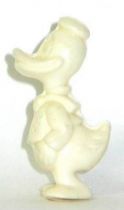 Mickey and Friends - Vintage White Plastic Figure - Donald