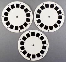 Mickey et ses Amis - 3 Disques View-Master 3D sans Pochette R&eacute;f. B 528-F