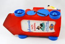 Mickey et ses Amis - Bouteille de bain moussant 20 cm - Mickey en locomotive - Johnson\'s 1996