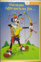 Mickey et ses Amis - Cartoon Collection 1998 - Carte Sentiment & enveloppe Vise un peu l\'effet que tu me fais