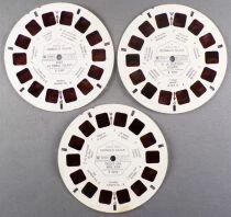 Mickey et ses Amis - Donald Duck - 3 Disques View-Master 3D sans Pochette R&eacute;f. B 525-F