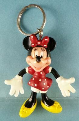 Mickey et ses amis - Figurine Flexible Porte Cl� Monogram 1993 - Minnie